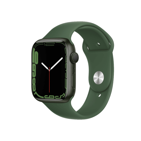 Apple Watch Series 7 | 45mm | Aluminium Case Groen | Groen sportbandje | GPS | WiFi + 4G