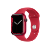 Apple Watch Series 7 | 45mm | Aluminium Case Rood | Rood sportbandje | GPS | WiFi + 4G