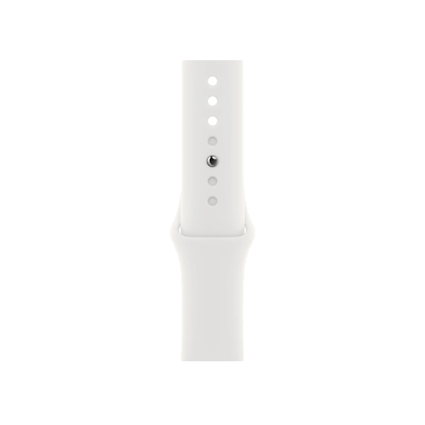 Apple Watch Series 8 | 45mm | Aluminium Case Sterrenlicht Wit | Wit sportbandje | GPS | WiFi + 4G