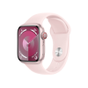 Apple Watch Series 9 | 41mm | Aluminium Case Roze | Roze sportbandje S/M | GPS | WiFi + 4G