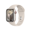 Apple Watch Series 9 | 41mm | Aluminium Case Sterrenlicht | Sterrenlicht sportbandje S/M | GPS | WiFi + 4G