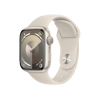 Apple Watch Series 9 | 41mm | Aluminium Case Sterrenlicht | Sterrenlicht sportbandje S/M | GPS | WiFi