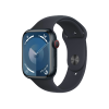 Apple Watch Series 9 | 45mm | Aluminium Case Middernacht | Middernacht sportbandje S/M | GPS | WiFi + 4G