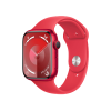 Apple Watch Series 9 | 45mm | Aluminium Case Rood | Rood sportbandje S/M | GPS | WiFi
