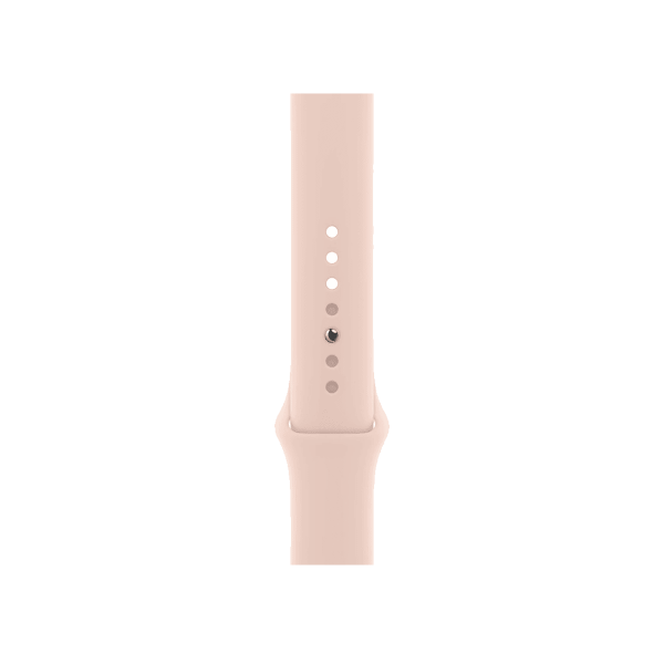 Apple Watch Series 6 | 40mm | Aluminium Case Goud | Roze sportbandje | GPS | WiFi + 4G