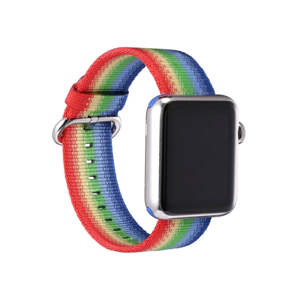 Apple Watch 38/40 mm gewoven Nylon Horlogeband Multi