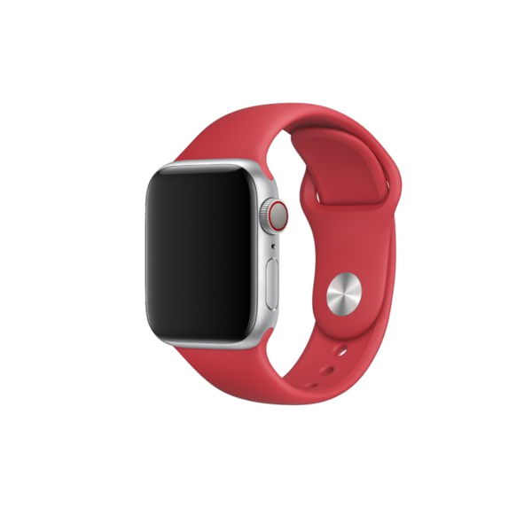 Apple Watch 38/40 mm Siliconen Sport Horlogeband Rood
