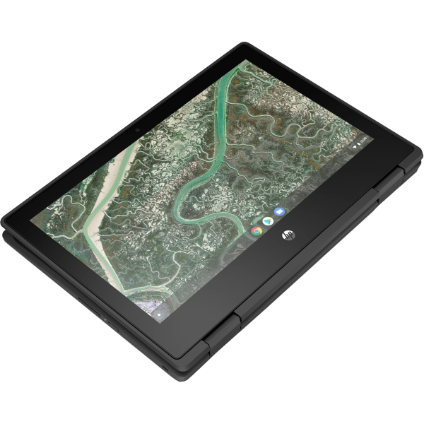 HP Chromebook x360 11MK G3 EE | 11.6 inch HD | Touchscreen | MediaTek MT8183 | 32GB SSD | 4GB RAM | QWERTY | D1