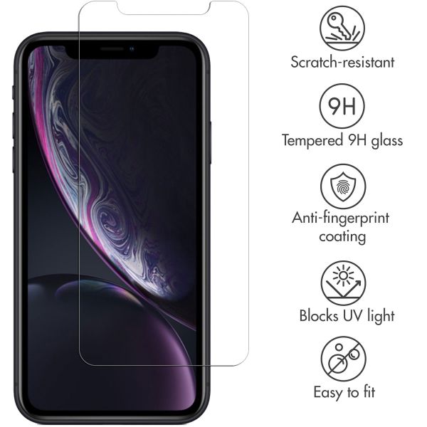 Selencia Gehard Glas Screenprotector iPhone 12 (Pro) / 11 / Xr