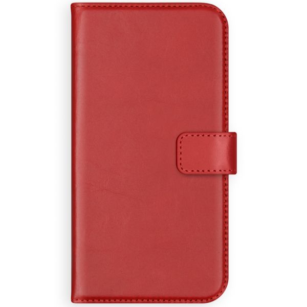 Selencia Echt Lederen Bookcase iPhone 11 - Rood / Rot / Red
