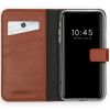 Selencia Echt Lederen Bookcase iPhone 11 - Lichtbruin / Hellbraun  / Light Brown