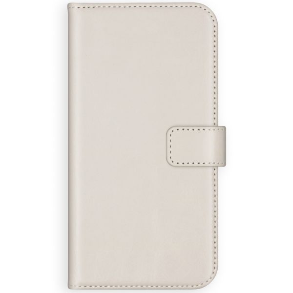 Selencia Echt Lederen Bookcase iPhone 11 - Lichtgrijs / Hellgrau    / Light Gray