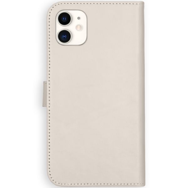 Selencia Echt Lederen Bookcase iPhone 11 - Lichtgrijs / Hellgrau    / Light Gray