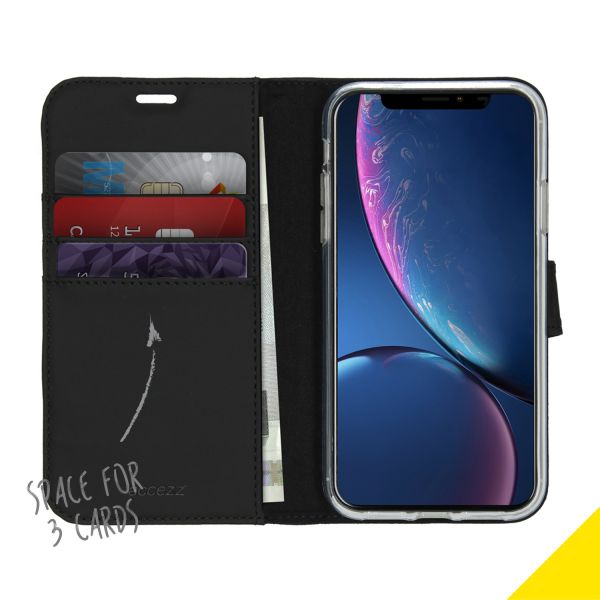 Accezz Wallet Softcase Bookcase iPhone 11 - Zwart / Schwarz / Black