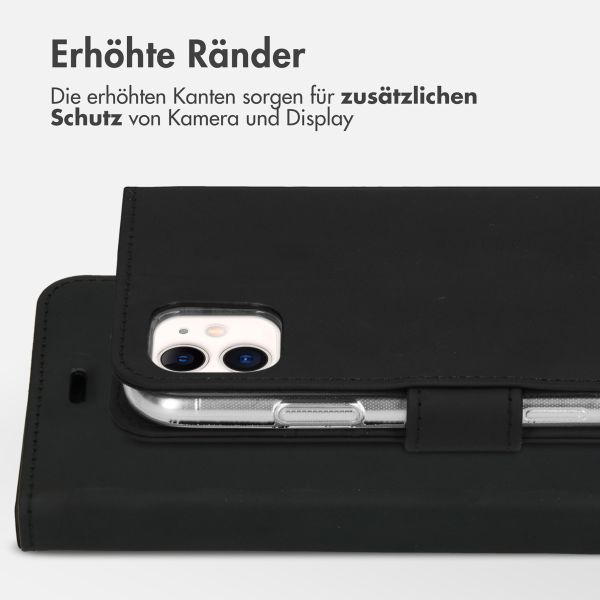 Accezz Wallet Softcase Bookcase iPhone 11 - Zwart / Schwarz / Black