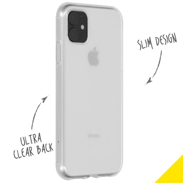 Accezz Clear Backcover iPhone 11 - Transparant / Transparent