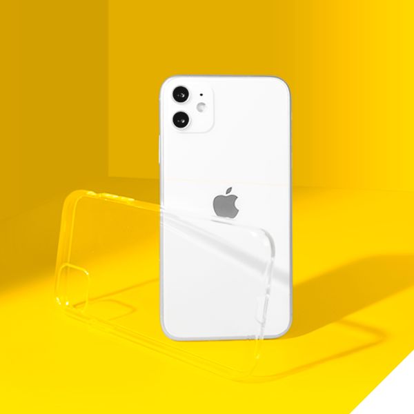 Accezz Clear Backcover iPhone 11 - Transparant / Transparent