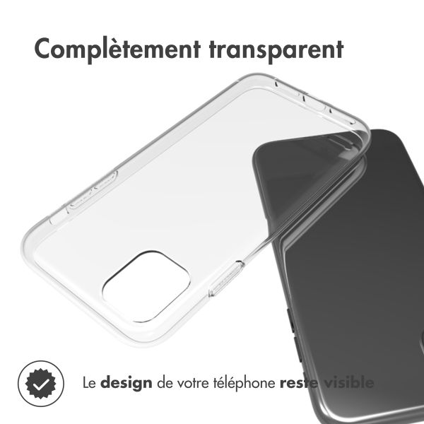 Accezz Clear Backcover iPhone 11 - Transparant / Transparent