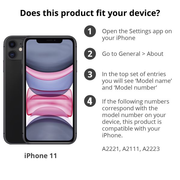 Accezz Xtreme Impact Backcover iPhone 11 - Transparant / Transparent