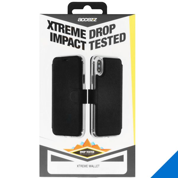 Accezz Xtreme Wallet Bookcase iPhone 11 - Zwart / Schwarz / Black