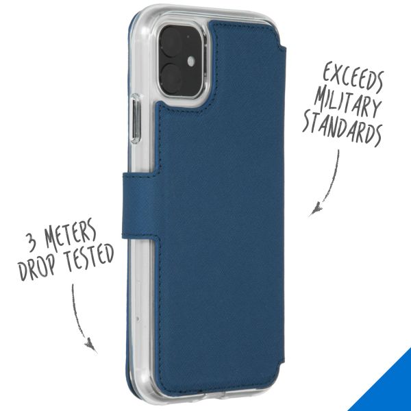 Accezz Xtreme Wallet Bookcase iPhone 11 - Blauw / Blau / Blue