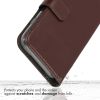 Selencia Echt Lederen Bookcase iPhone 11 Pro - Bruin / Braun  / Brown