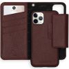 Selencia 2-in-1 Uitneembare Slang Bookcase iPhone 11 Pro - Donkerrood / Dunkelrot / Dark Red