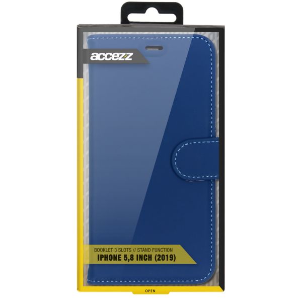 Accezz Wallet Softcase Bookcase iPhone 11 Pro - Blauw / Blau / Blue