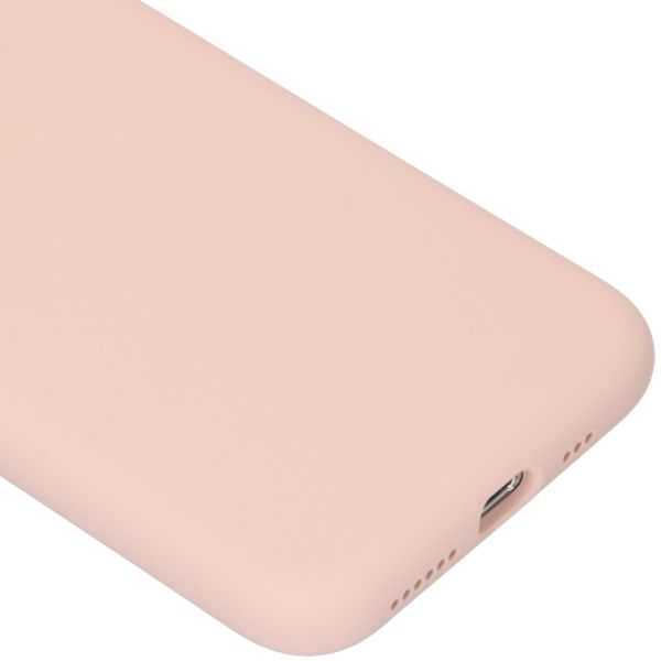 Accezz Liquid Silicone Backcover iPhone 11 Pro - Roze / Rosa / Pink