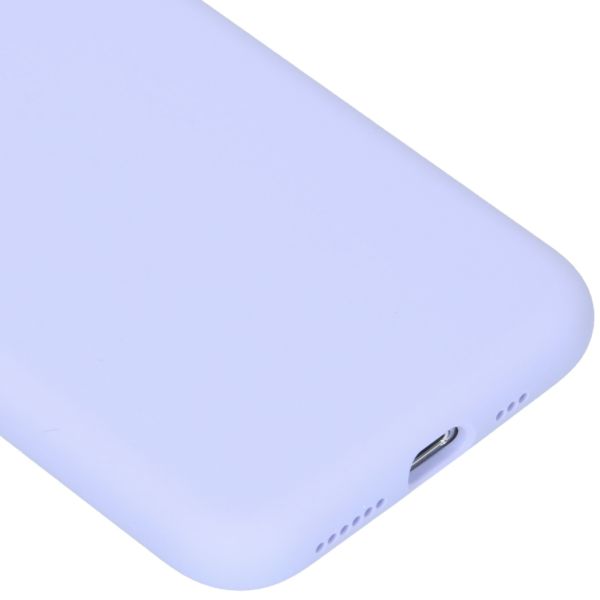 Accezz Liquid Silicone Backcover iPhone 11 Pro - Paars / Violett  / Purple