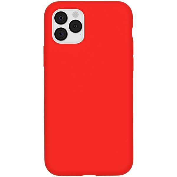 Liquid Silicone Backcover iPhone 11 Pro - Rood - Rood / Red