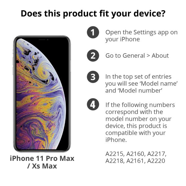 Selencia Glas Premium Screenprotector iPhone 11 Pro Max / Xs Max