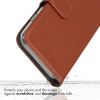 Selencia Echt Lederen Bookcase iPhone 11 Pro Max - Lichtbruin / Hellbraun  / Light Brown