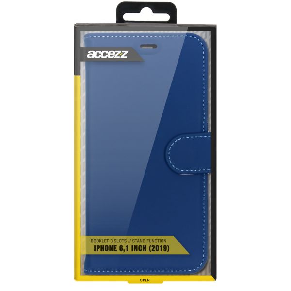 Accezz Wallet Softcase Bookcase iPhone 11 Pro Max - Blauw / Blau / Blue