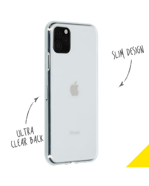Accezz Clear Backcover iPhone 11 Pro Max - Transparant / Transparent