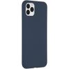 Accezz Liquid Silicone Backcover iPhone 11 Pro Max - Blauw / Blau / Blue