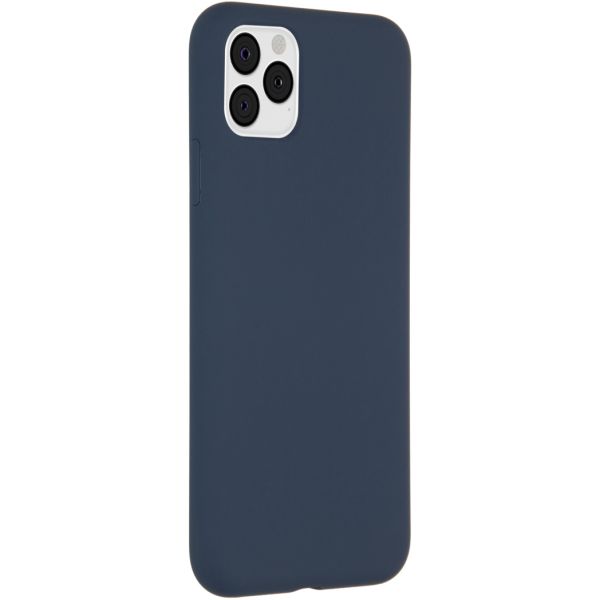 Accezz Liquid Silicone Backcover iPhone 11 Pro Max - Blauw / Blau / Blue