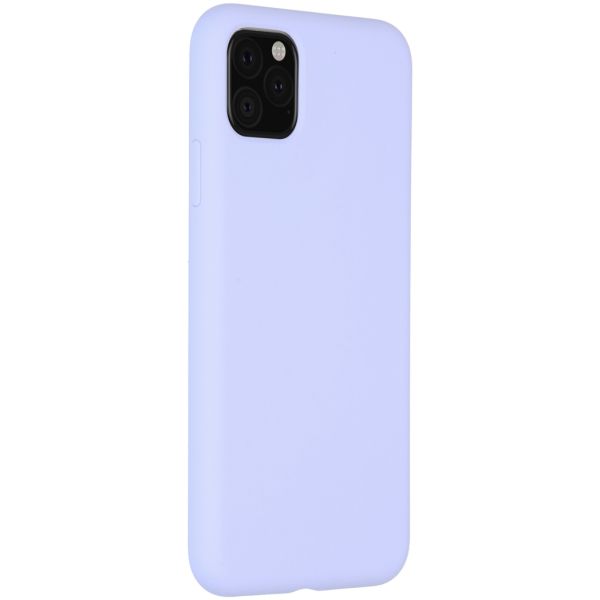 Liquid Silicone Backcover iPhone 11 Pro Max - Paars - Paars / Purple