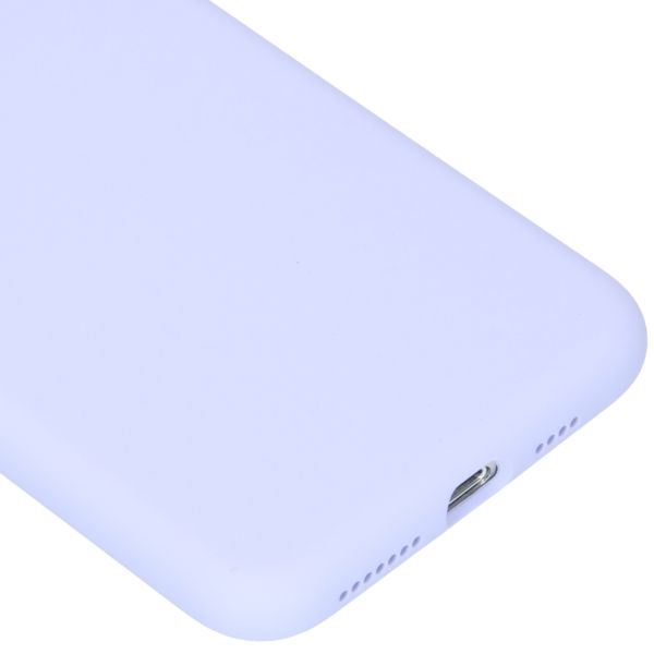 Liquid Silicone Backcover iPhone 11 Pro Max - Paars - Paars / Purple