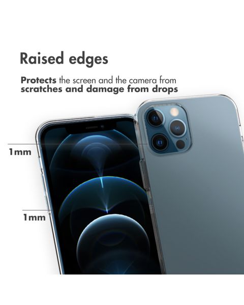 Accezz Clear Backcover iPhone 12 Pro Max - Transparant / Transparent