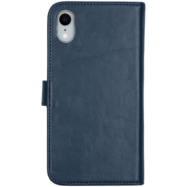 Selencia Echt Lederen Bookcase iPhone Xr
