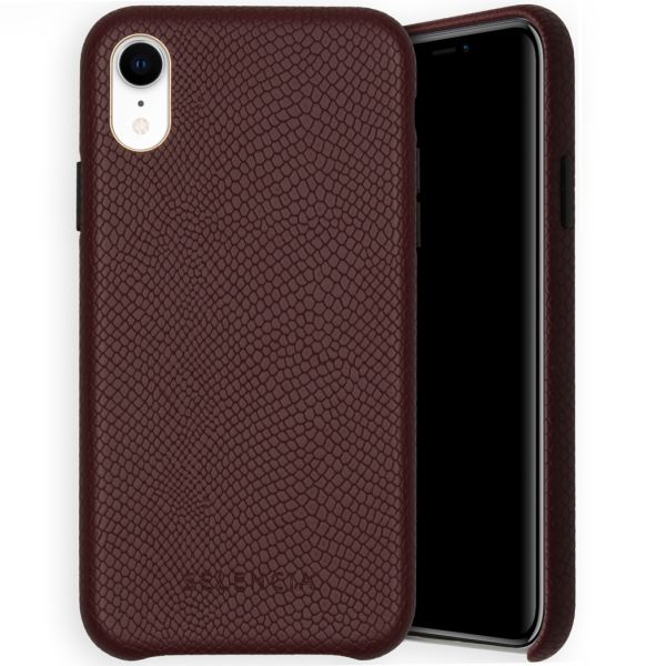 Gaia Slang Backcover iPhone Xr - Donkerrood - Donkerrood / Dark Red