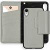 Selencia 2-in-1 Uitneembare Vegan Lederen Bookcase iPhone Xr - Grijs / Grau   / Gray