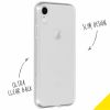 Accezz Clear Backcover iPhone Xr - Transparant / Transparent