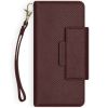 2-in-1 Uitneembare Slang Bookcase iPhone Xs / X - Donkerrood - Donkerrood / Dark Red