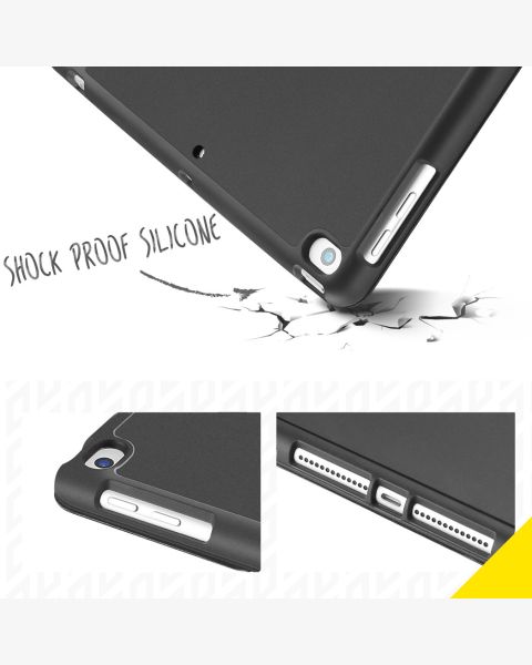 Accezz Smart Silicone Bookcase iPad (2018) / (2017) / Air (2013) / Air 2