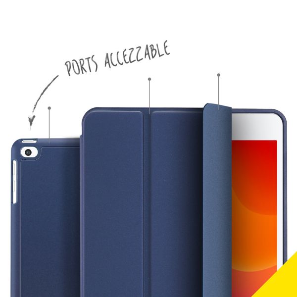 Accezz Smart Silicone Bookcase iPad (2018) / (2017) / Air 1 (2013) / Air 2 (2014)