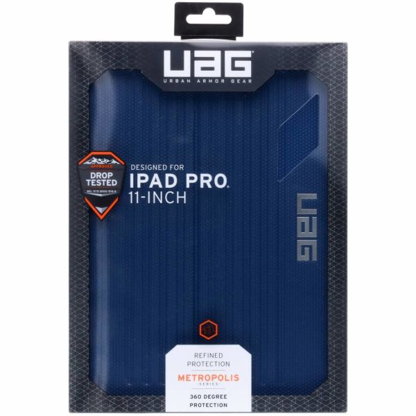 Metropolis Bookcase iPad Pro 11 (2018) - Blauw / Blue