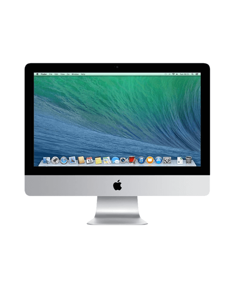 iMac 21-inch | Core i5 1.4 GHz | 500 GB HDD | 8 GB RAM | Zilver (Mid 2014)