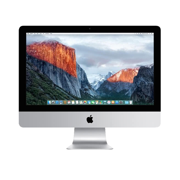 iMac 21-inch | Core i5 2.8 GHz | 1 TB HDD | 8 GB RAM | Zilver (Late 2015)